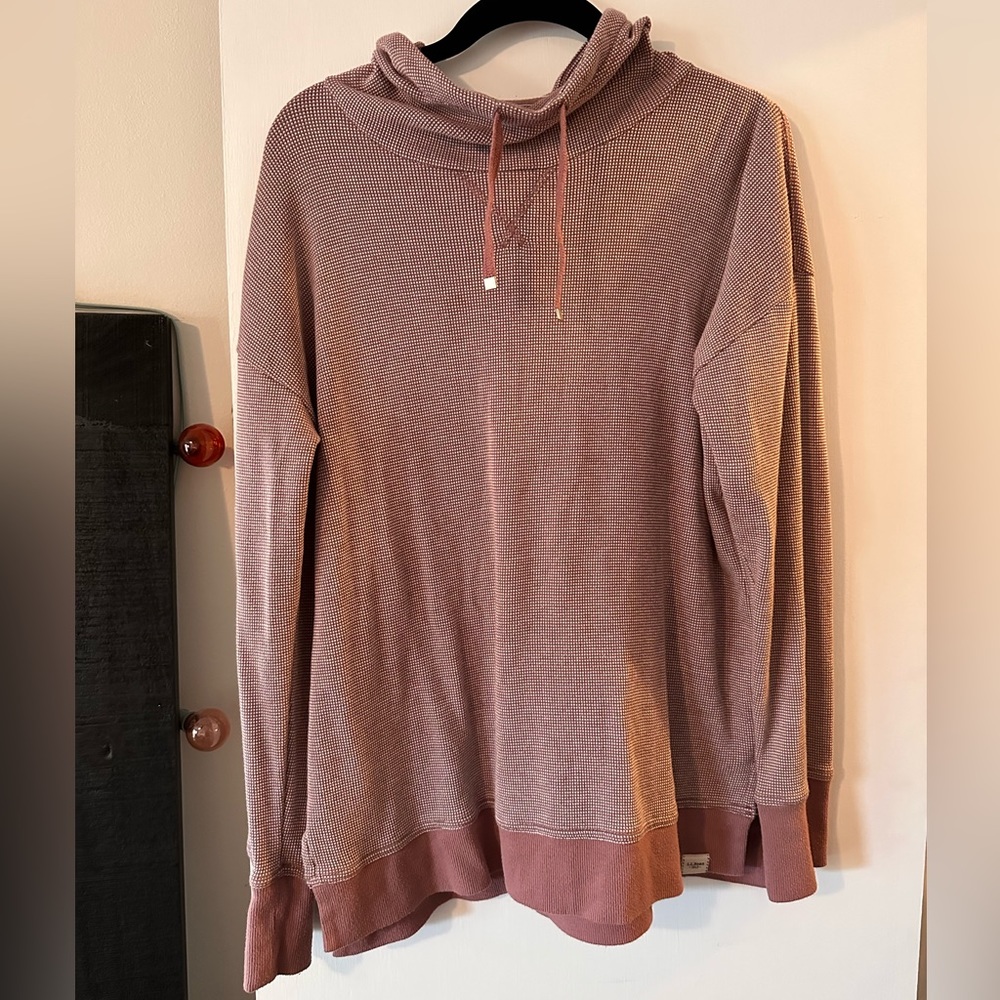 LL Bean lightweight pullover waffle hoodie (size SM/Reg)